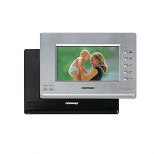 COMMAX CDV - 71AM (Серебро) Монитор цветного видеодомофона, 7'', 4 канала, громкая связь, память 128 кадров