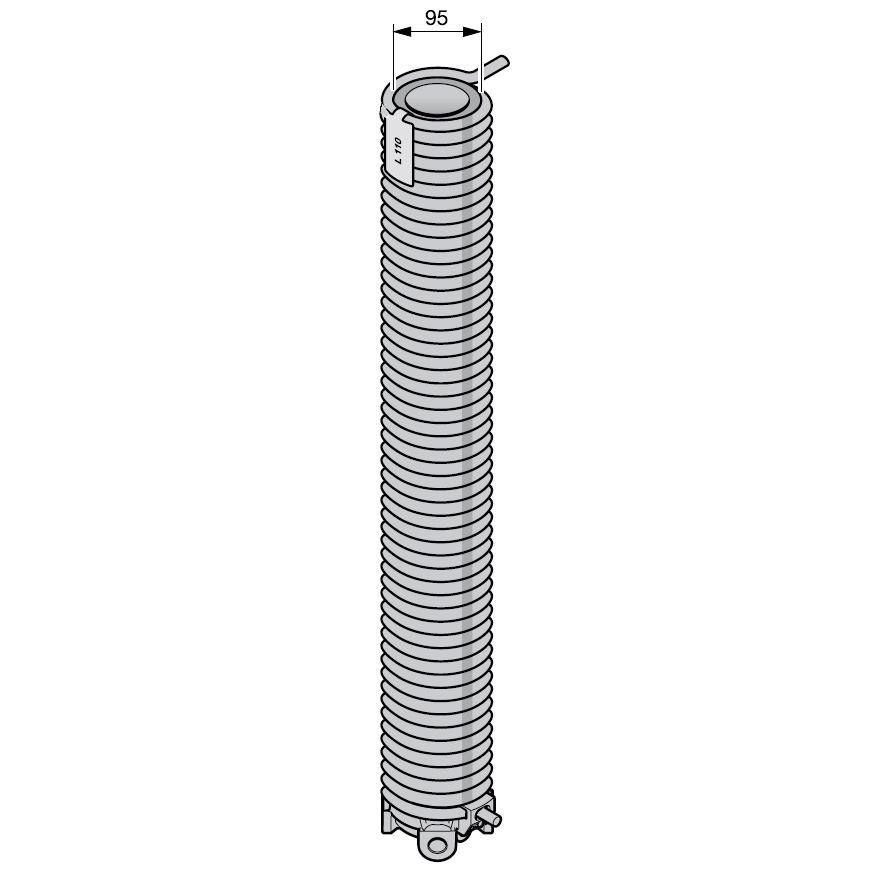 HORMANN 3090551 Торсионная пружина L117