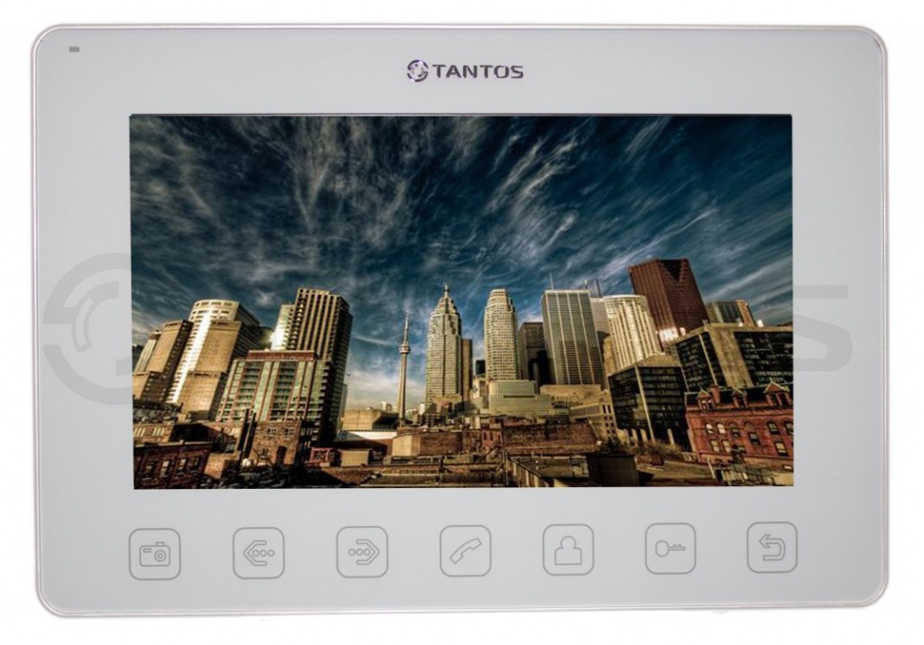 Tantos Tango SD (White) Монитор цветного видеодомофона, 9", до 4-х мониторов, до 2-х панелей, до 2-х камер, пасивное PoE