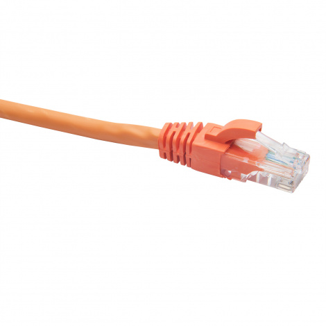 RJ45-RJ45 U/UTP Cat.5e LSZH нг(А)-HF (DR-181809), Патч-корд (коммутационный шнур) 2м, оранжевый