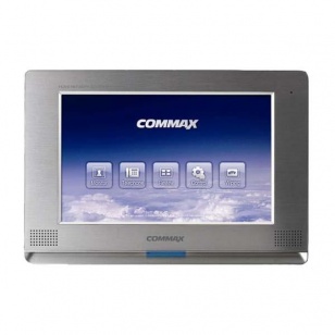 COMMAX CDV-1020AE (Серебро) Монитор цветного видеодомофона, 10.2", TFT LCD, PAL/NTSC, LED подсветка, Toch Screen, hands free, память на 128 кадров, 318х215х53мм, AC 110-240В