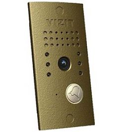 БВД-411CBL Блок вызова видеодомофона на 1 абонента, цветная камера "День-ночь", ИК-подсветка, врезной, 70х140х35мм