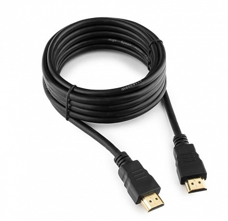 Optimus HDMI (m)/HDMI (m), 1.4, 3м Gold Кабель аудио-видео черный