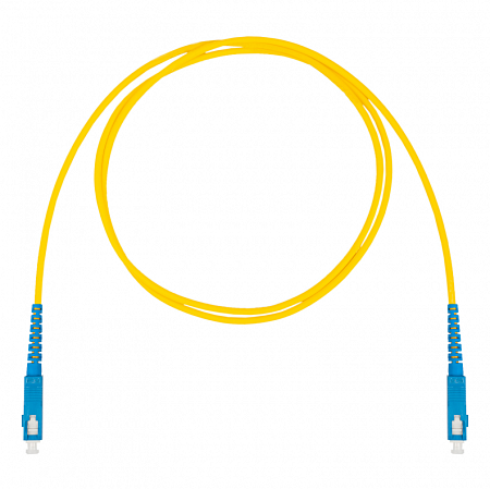 Шнур оптический коммутационный (патч-корд), SC-SC симплекс (simplex) OS2, нг(А)-HF, желтый, 7,0 м