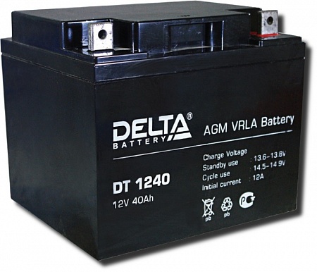 Deltа DT1240 Аккумулятор герметичный свинцово-кислотный